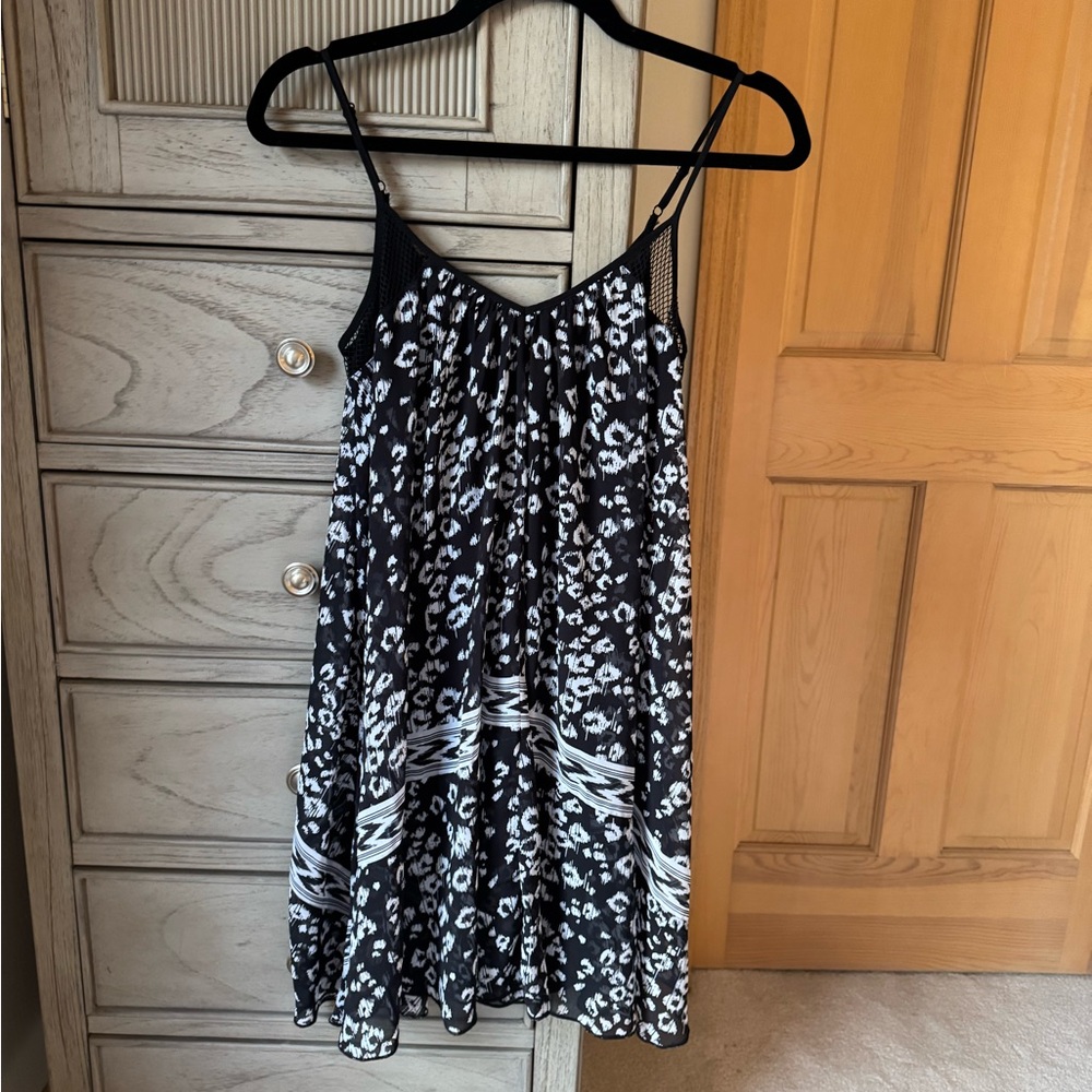 Express Black and White Dress